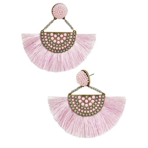 BAUBLEBAR pastel purple Myan Drop Earrings - Picture 3 of 6